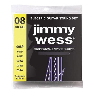 Encordadura Jimmy Wess P/guit. Elect.nickel 008, (jwge-1008n) Wn1008